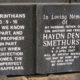 Haydn Smethurst memorial plaque